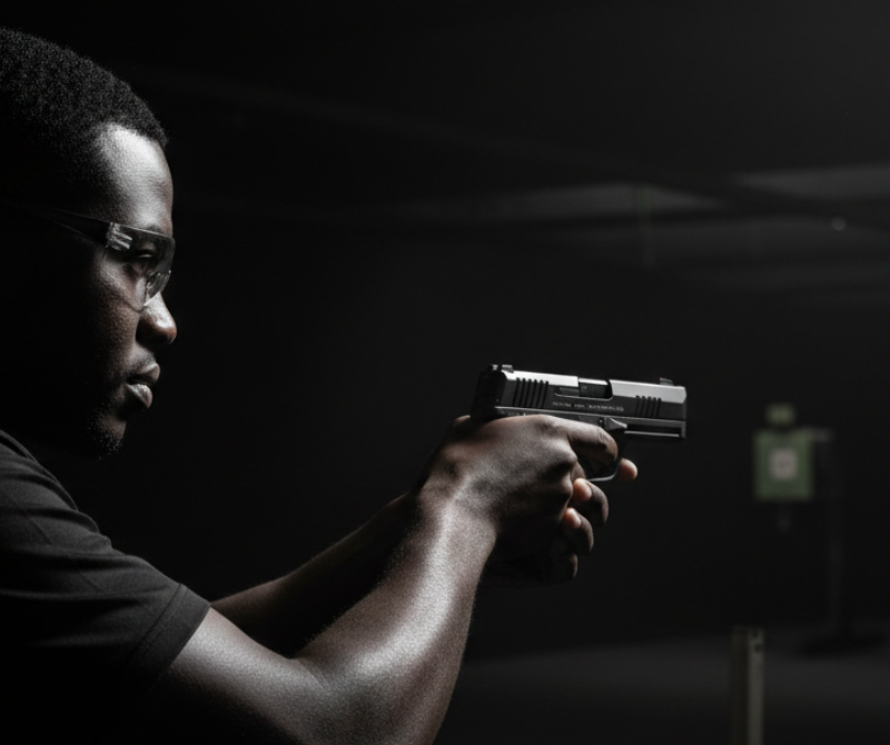 Aksa AK21 Black Compact | Self-Defense Tool | Black